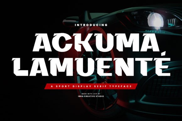 Ackuma Lamuenté: A Sport Display Serif for Editorial Presence