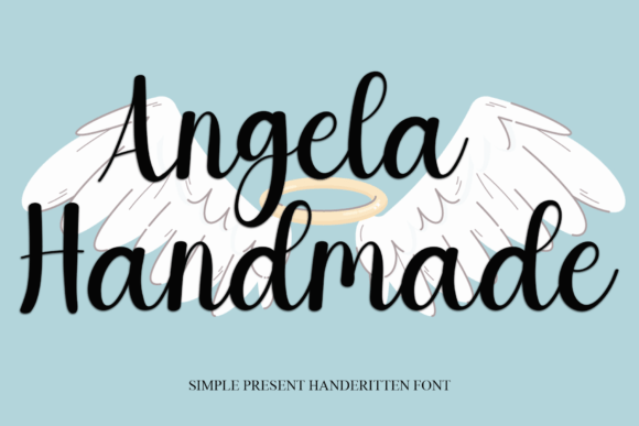 Angela Handmade: A Playful Yet Professional Handwritten Font for Small Businesses