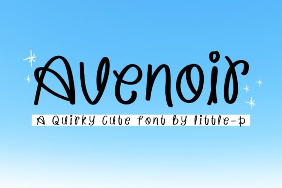 Avenoir: A Playful Yet Polished Script Font for Editorial Charm
