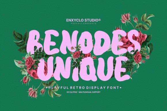 Benodes Unique: A Playful Retro Font That Builds Brand Trust