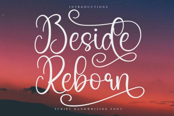 Beside Reborn: A Festive Display Typeface for Digital Branding