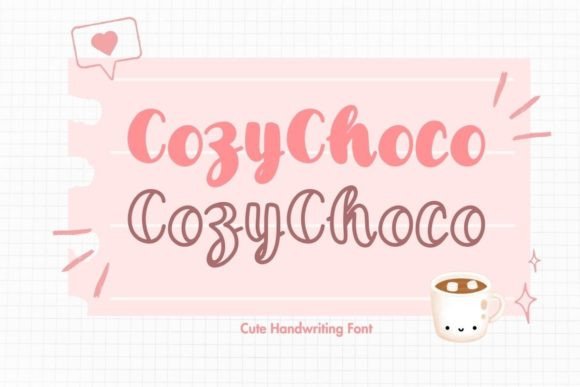 Cozy Choco Font: Warm, Readable & Perfect for Handmade Labels & Invitations