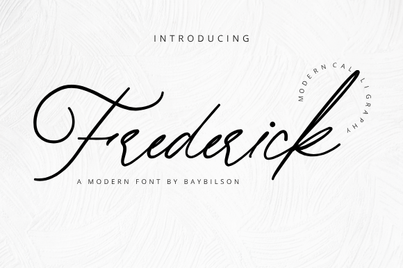Frederick: A Refined Script Font for Thoughtful Branding