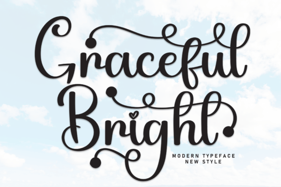 Graceful Bright: A Handwritten Font That Feels Like Home