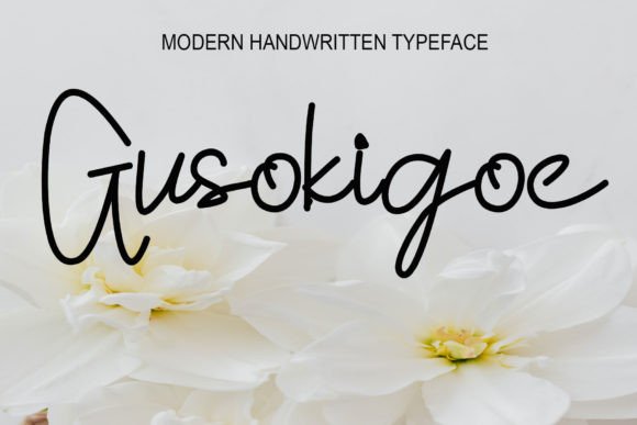 Gusokigoe: A Handwritten Script Font That Makes Your Campaign Stand Out