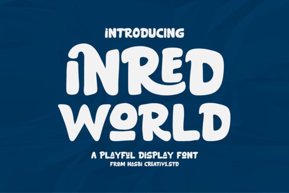 Inred World: A Playful All-Cap Display Font for Editorial Warmth