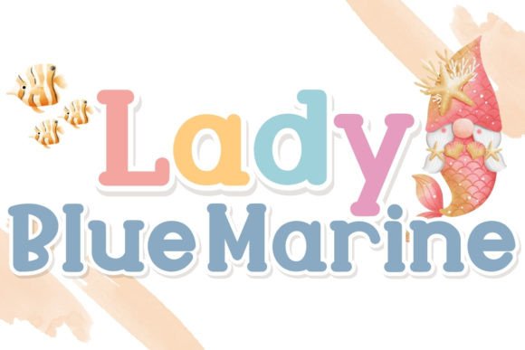 Lady Blue Marine: A Handwritten Font for Editorial Warmth