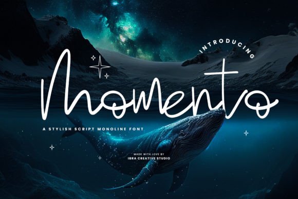 Momento: A Modern Script Font for Polished Digital Branding