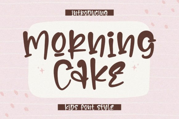 Morning Cake: A Playful Kids Font That Makes Campaigns Feel Like Playtime