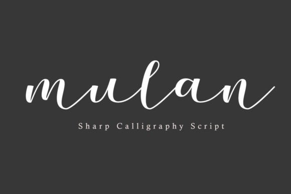 Mulan: An Elegant Script Font for Scroll-Stopping Marketing