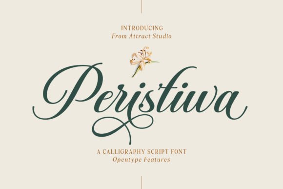Peristiwa: A Vintage-Inspired Script Font That Elevates Real Business Branding