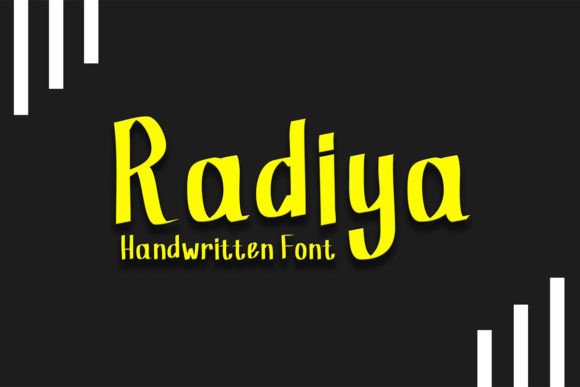 Radiya: A Handwritten Font That Feels Human in Every Campaign