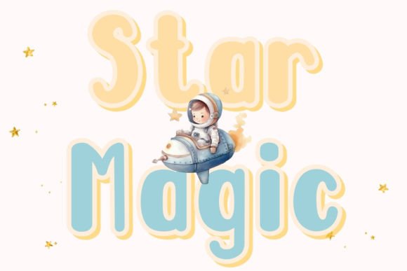 Star Magic: A Playful Handwritten Font for Digital Branding