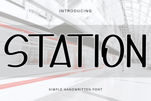Station: A Friendly Handwritten Font for Real Business Branding