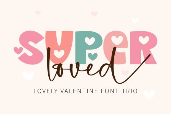 Super Loved: A Delicate Display Font for Digital Branding