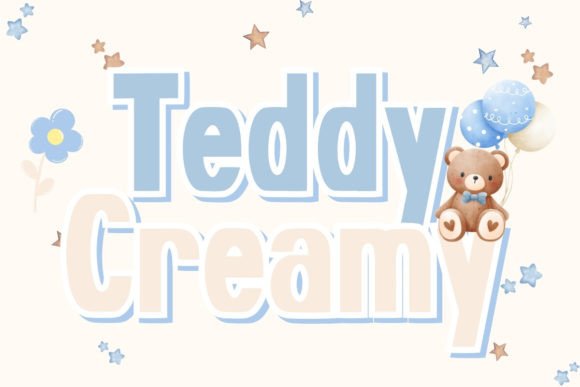 Teddy Creamy: A Playful Script Font for Digital Branding