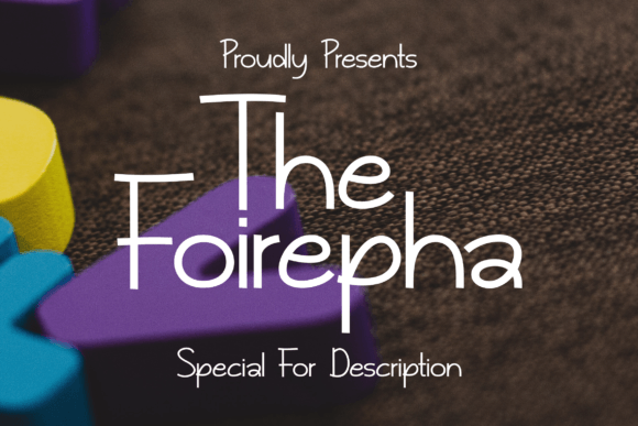The Foirepha: A Handwritten Font with Editorial Warmth