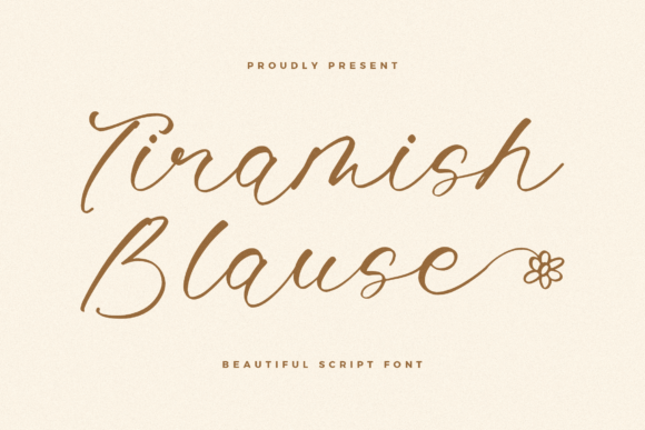 Tiramish Blause: A Warm, Polished Script Font for Real Branding