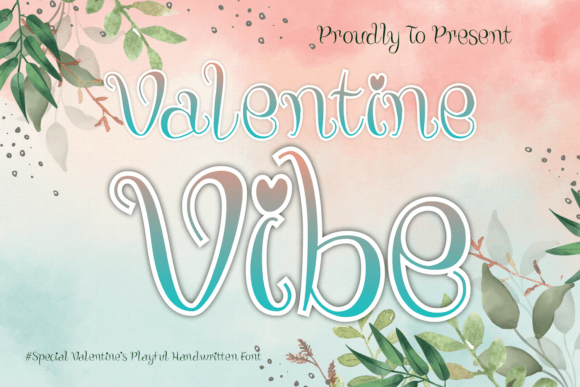 Valentine Vibe: A Playful Handwritten Font for Digital Branding