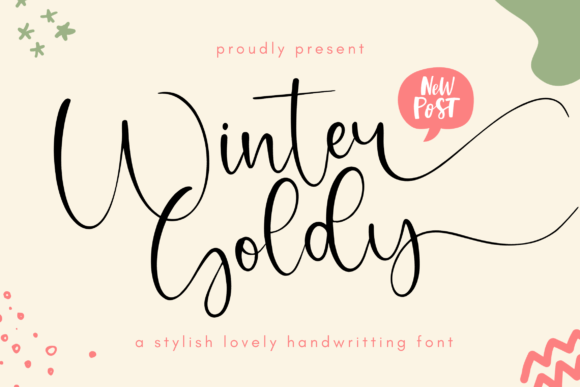 Winter Goldy: A Handwritten Script Font That Breathes Quiet Confidence