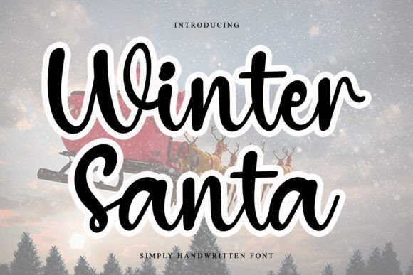 Winter Santa Font: A Seasonal Script That Delivers Warmth & Clarity